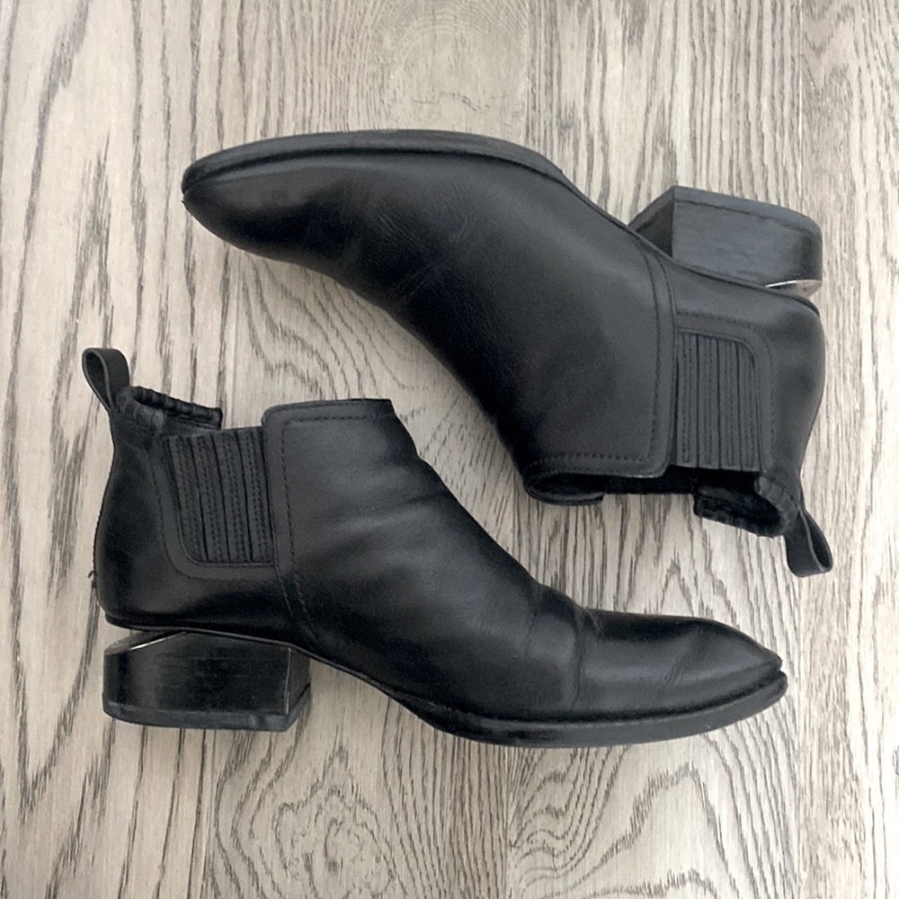 Alexander Wang Black Leather Bootie